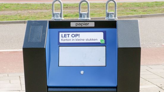 Ook ondergrondse papiercontainers in Den Burg en Den Hoorn