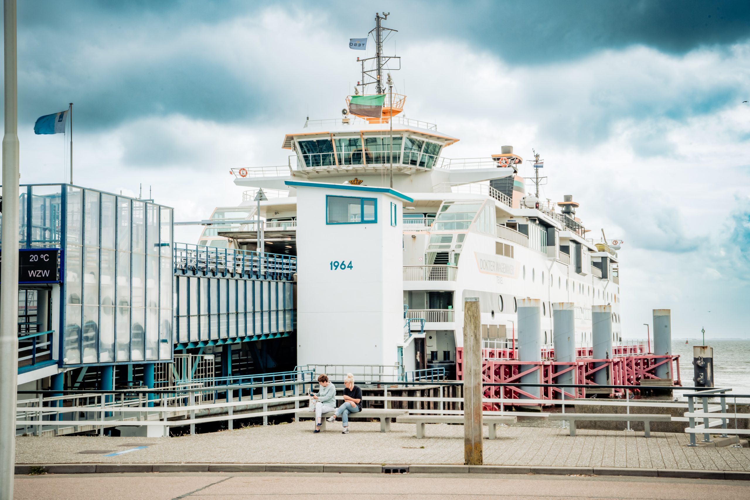Rijkswaterstaat voert onderhoud uit aan veerhavens Den Helder en Texel